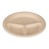 Compostable Heavy Duty 10" Sectional Plates - 20 Count