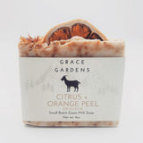 Citrus Orange Peel Goats Milk Soap