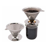 Stainless Steel Pour Over Drip Coffee Filter for Mason Jars