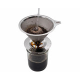 Stainless Steel Pour Over Drip Coffee Filter for Mason Jars