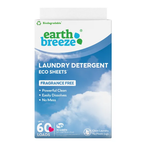 Laundry Detergent Eco-Sheets - Unscented