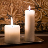 Unscented Pillar Candles