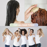 Wheat Straw + Silicone Scalp Massager Brush