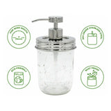 Pump Dispensers for Wide Mouth Mason Jars