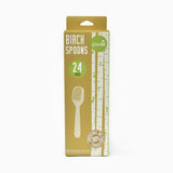 Birch Spoons - 24 Pack