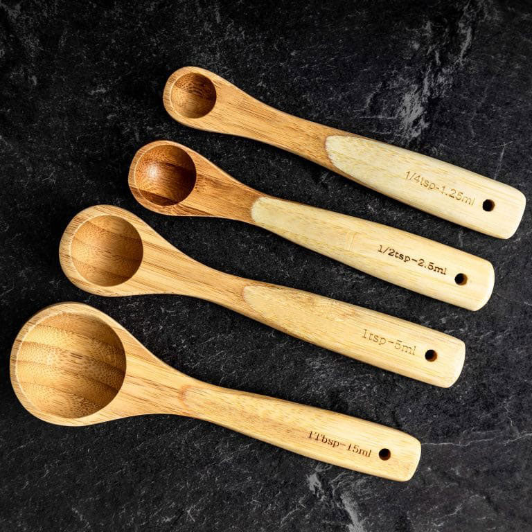 Bamboo Measuring Cups and Measuring Spoons on Food52