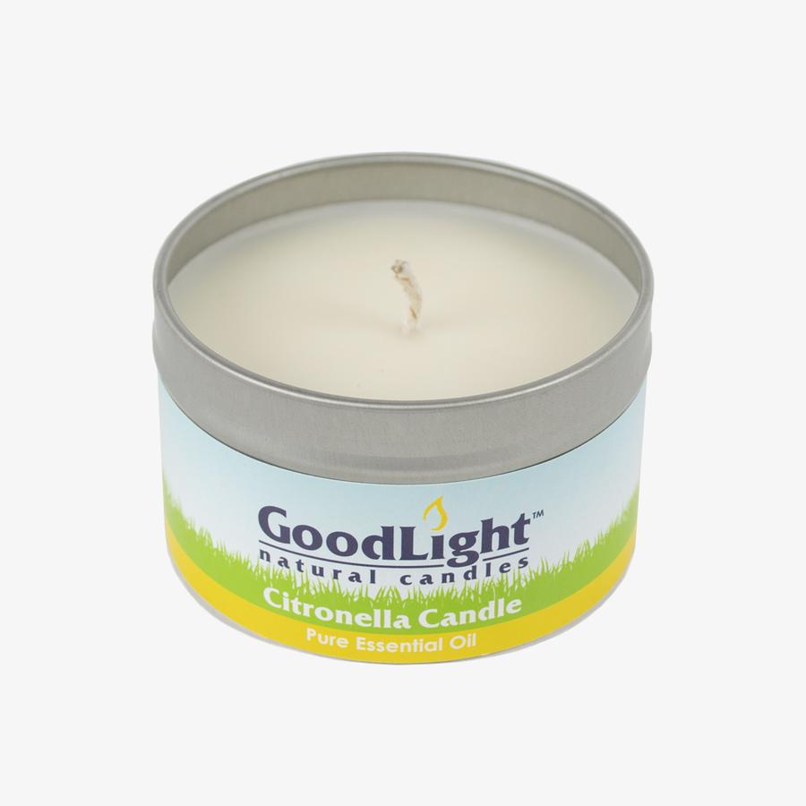 Citronella Candle Tin 6 oz GoodLight Unpacked Living