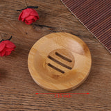 Bamboo Round Soap/Shampoo Holder