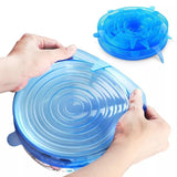 Reusable Silicone Stretch Lids - Set of 6