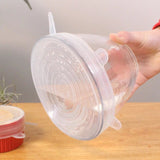 Reusable Silicone Stretch Lids - Set of 6