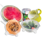 Reusable Silicone Stretch Lids - Set of 6
