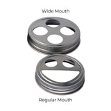 Stainless Steel Toothbrush Holder for Mason Jars