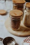 Bamboo Mason Jar Lid