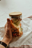 Bamboo Mason Jar Lid