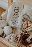6 Pack 100% New Zealand Wool Dryer Balls