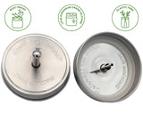 Stainless Steel Pour Spout Oil Cruet Lid for Mason Jars