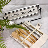 Eco Friendly Bamboo Cutlery Set