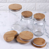 Bamboo Mason Jar Lid