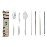 SAVE THE TREES Stainless Steel Mobile Cutlery Set
