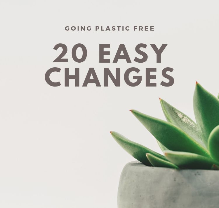 GOING PLASTIC FREE: 20 EASY CHANGES I MADE