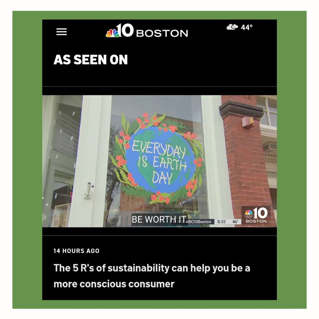 NBC10 BOSTON - The 5 R's of sustainability