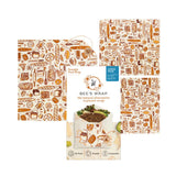 Reusable Beeswax Wraps Lunch 3 Pack Bakery Lane