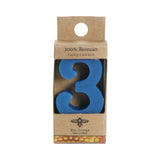 Beeswax Birthday Number Candle
