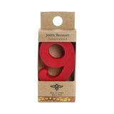 Beeswax Birthday Number Candle