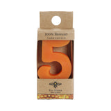 Beeswax Birthday Number Candle