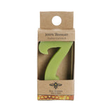 Beeswax Birthday Number Candle