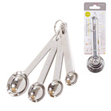 Stainless Steel Measuring Spoon Set 4 Pc