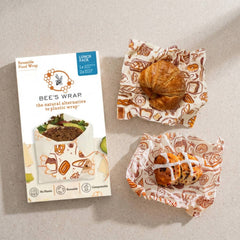 Reusable Beeswax Wraps Lunch 3 Pack Bakery Lane