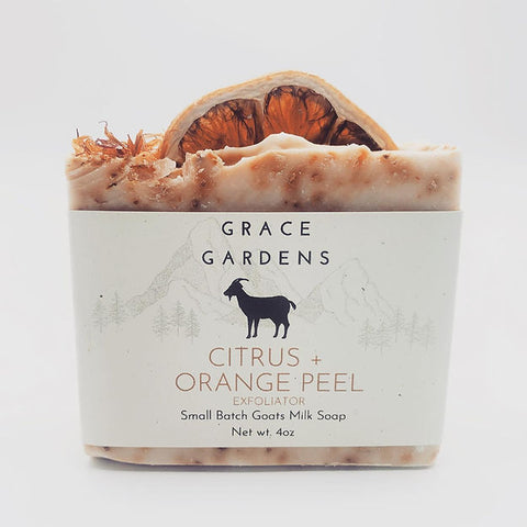 Citrus Orange Peel Goats Milk Soap