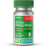 Allergy Relief Tablets Aluminum Bottle 300 Count