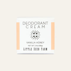 Vanilla Honey Deodorant Cream