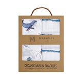 Organic Cotton Muslin Swaddles 2-Pack