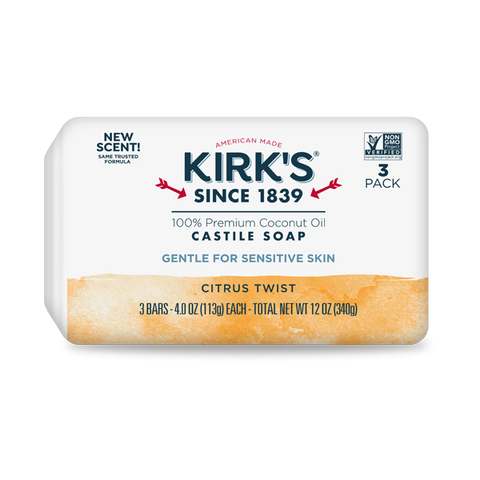 Kirk's Bar Soap Citrus Twist