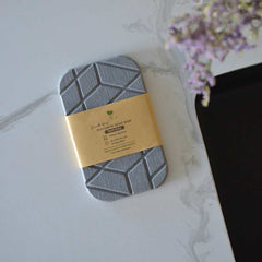 Geometric Quick-Dry Diatomite Soap Dish