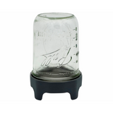 Rust Proof Sprouting Lid with Built-In Stand for Wide Mouth Jars