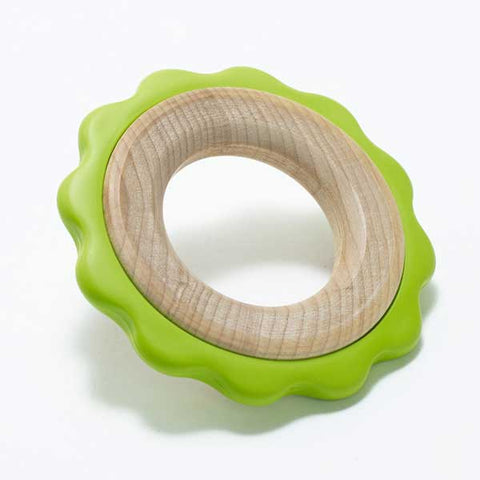 Green Ring Teether & Clutching Toy