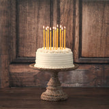 100% Beeswax Birthday Taper Tall