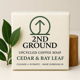 Upcycled coffee Soap - Cedar & Bay Leaf
