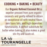 Organic Refined Coconut Oil 14 Oz