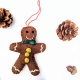 Gino the Gingerbread Man Eco-Ornament