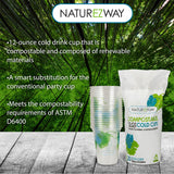 Compostable Disposable Cold Cups (20 PACK)