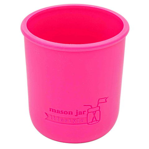 Silicone Sleeve for Regular Mouth Pint 16oz Mason Jars