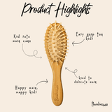 Bamboo Travel Hair Brush