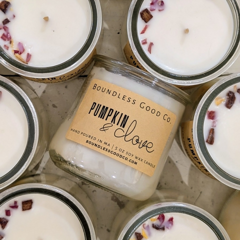 Pumpkin & Clove Soy Candle