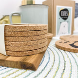 Cutes Cork Coasters - Set of 6