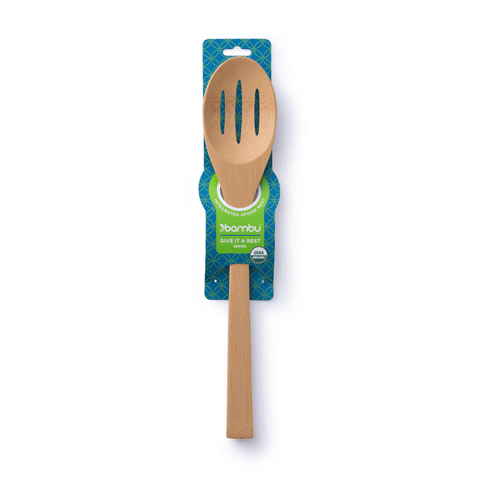 'Give It a Rest' Slotted Spoon
